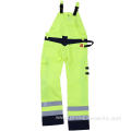 Fr White Gray Blue Safety Worakwear Bib Pants